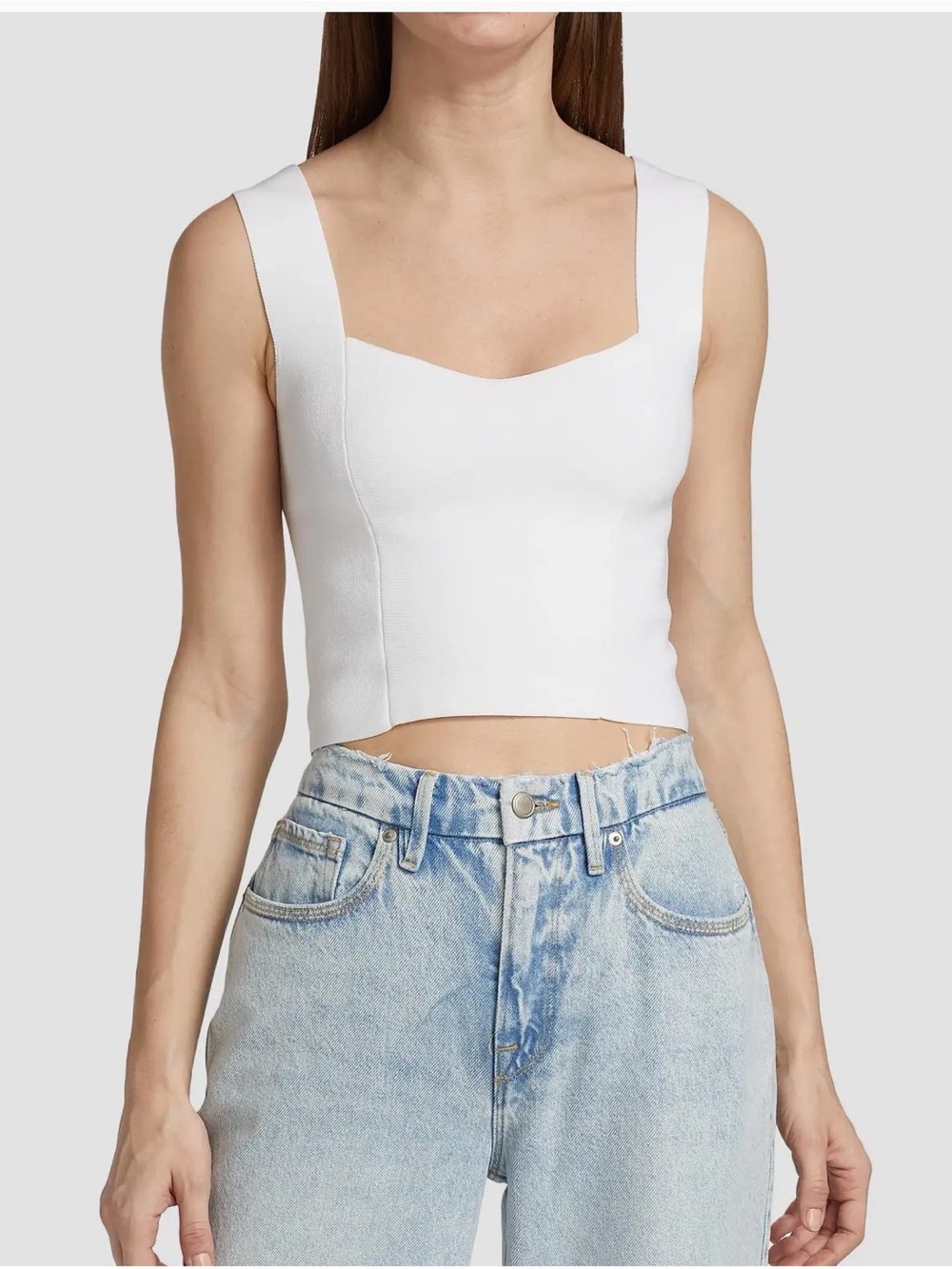A.L.C. Jordana Sleeveless Cropped Top size M